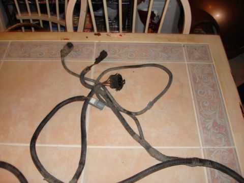 1983 Ford Bronco - this is the fuel tank connection and the rear anti lock brake sendsor (VSS)