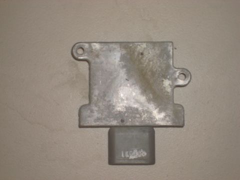 1983 Ford Bronco - here is the back of the module. it screws to the drivers side fender