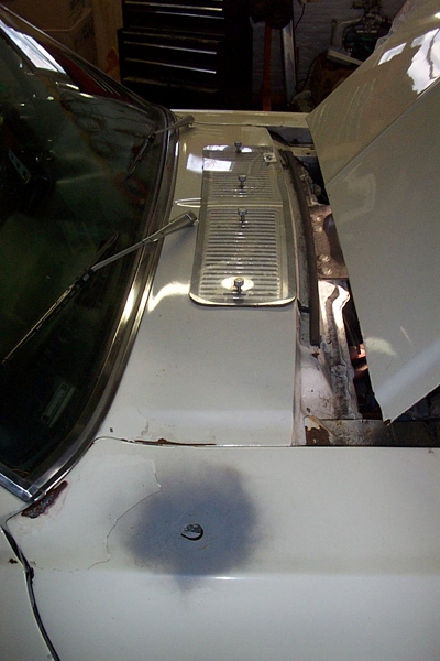 1968 Ford Mustang - Interior view of a car, showing dashboard and seating area.
