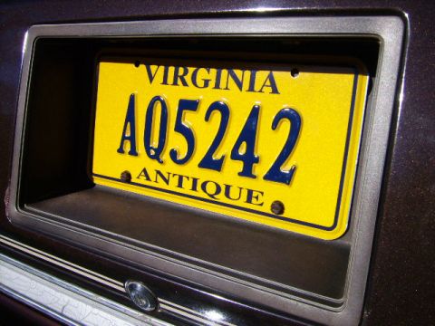 1982 Ford Crown Victoria LTD - My new tags! 25 Years baby!