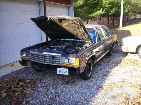 1982 Ford Crown Victoria LTD - I am storing the bumper inside...