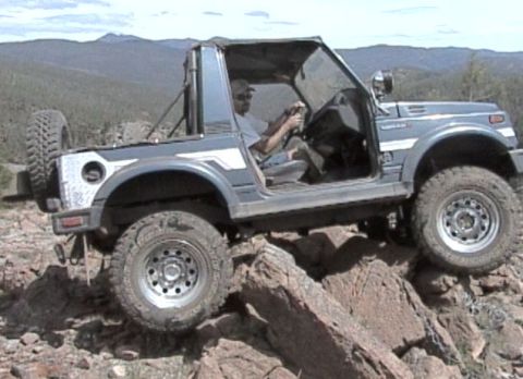 1979 Ford Bronco - This is my friend Lance in his Sami. He really likes his rocks.