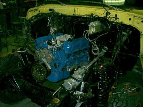 1979 Ford Bronco - The 86 302 just about ready to roll.