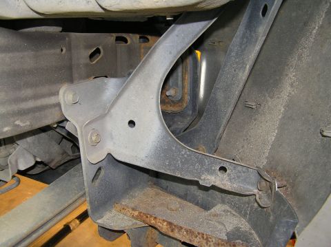 2000 Ford Excursion - Unfortunately, the front leaf spring eye-bolts are not easy to get to, so you have to remove the corner bumper supports. Tools Needed: 13mm…