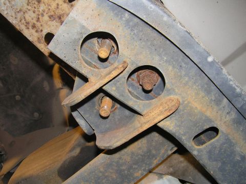 2000 Ford Excursion - Unbolt the nuts from the 3 bolts on each side of the blocker beam. Tools Needed: 21mm deep socket 1/2" impact wrench