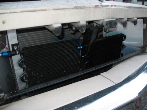 1985 Ford LTD Crown Victoria - The image shows a transmission cooler and radiator assembly, not a specific vehicle model year.
