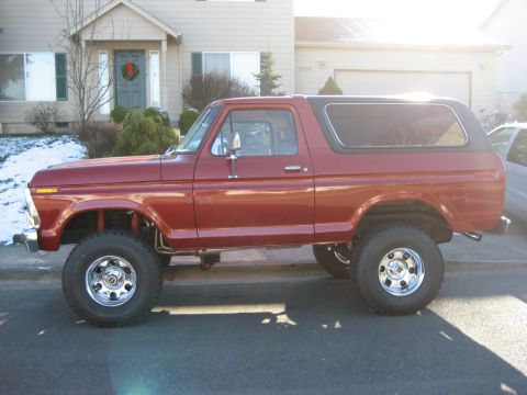 1979 Ford Bronco - Old wheels and tires. 35 12.50X16.50 BFG All-Terrains and Centerline Chrome forged Wilderness Trackers