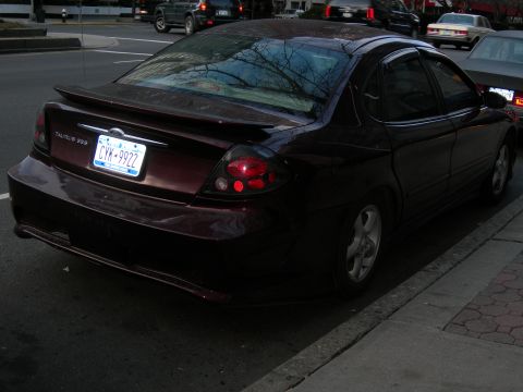 1992 Ford Taurus - This sedan's taillights and body shape suggest a later model than claimed.