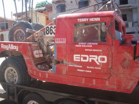 1979 Ford Bronco - This heavily modified truck appears to be a custom-built off-road race vehicle, not a 1979 Ford Bronco.
