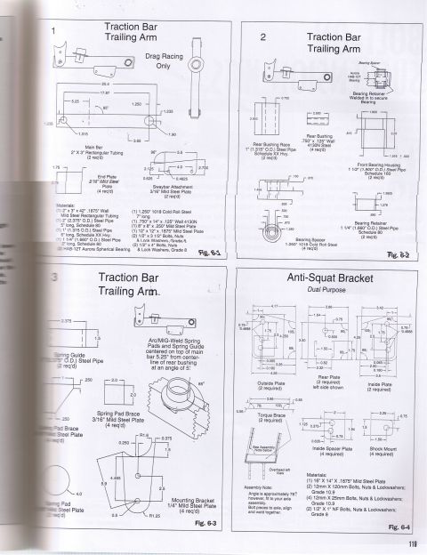 1997 Ford Crown Victoria - Technical diagrams detail the construction and dimensions of automotive suspension components.