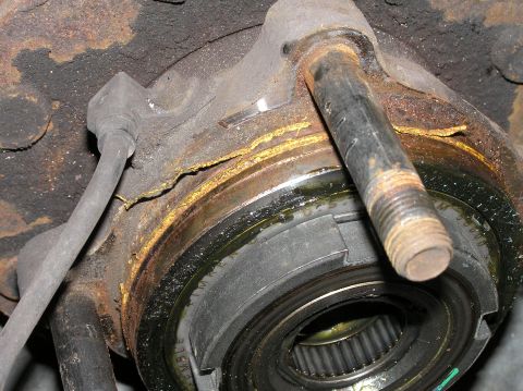 2000 Ford Excursion - Notice the yellow o-ring (Part # F81Z-4A322-AA ) and how it is shredded. Do not expect to be able to re-use this o-ring. Plan ahead and pic…