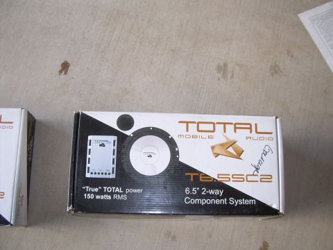 1996 Ford Probe - Box for Total Mobile Audio TS5SC2 6.5" 2-way component system, rated for 150 watts RMS.