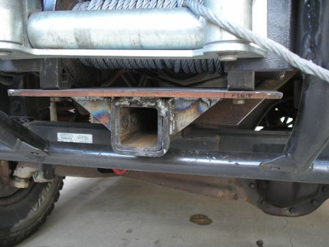 1990 Ford Bronco - last of brace supports to get installed. Lucky to even finish as the welder ran out of gas.