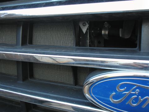 1990 Ford Bronco - not winch related, but decided to add the grill bug screening while the grill was out for wire routing for the winch.