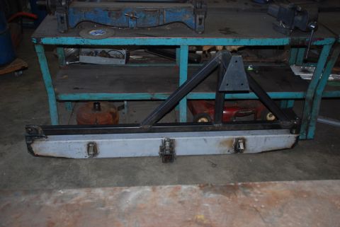 1996 Ford Bronco - Custom fabricated rear bumper assembly, likely for an SUV or truck, a tire carrier mount.