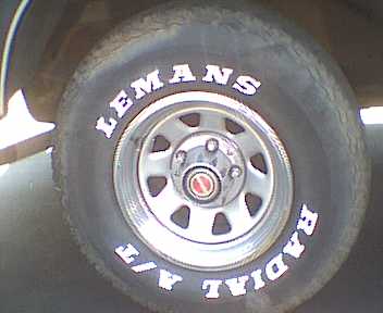 1982 Ford Bronco - the tires and wheels