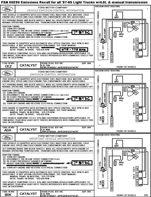 1983 Ford Bronco - Emissions Recall 90E90 Check [url=http://owner.ford.com/servlet/ContentServer?pagename=Owner/Page/RecallsPage]the Ford website &/or [url=ht…
