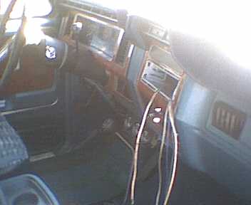 1982 Ford Bronco - another shot of dash after my cd player was ripped out