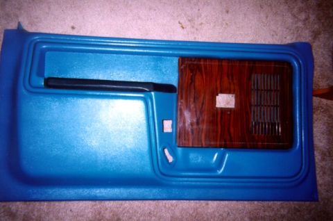 1982 Ford Bronco - door panel after i painted it