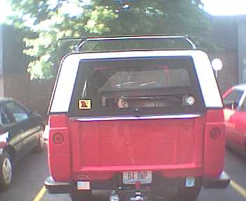 1982 Ford Bronco - back view
