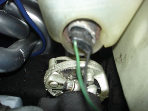 1979 Ford Bronco - Engine component with wiring, likely part of a larger assembly.