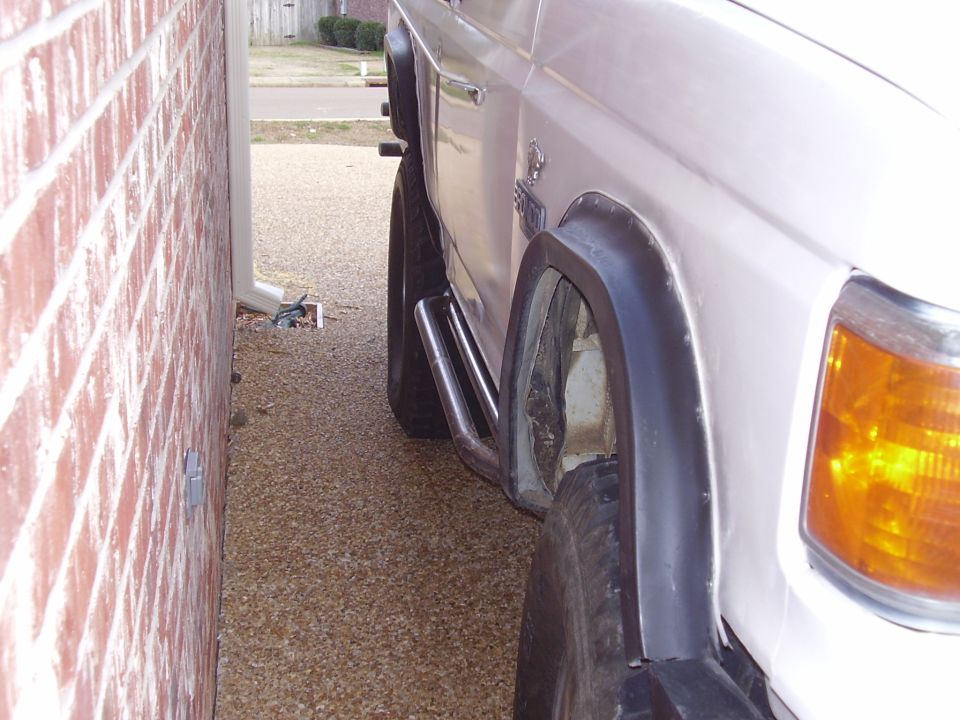 From  the front down passenger side