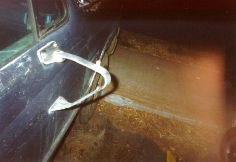 1982 Ford Bronco - mirror carnage