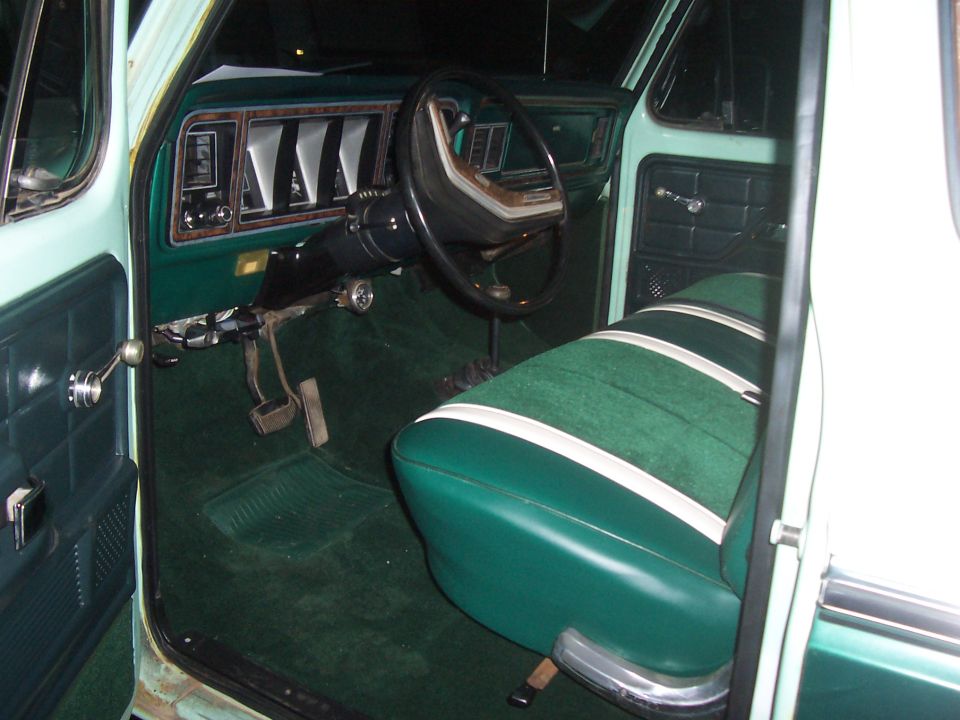 interior view through left door