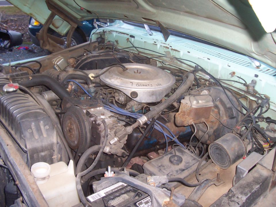 left view of engine