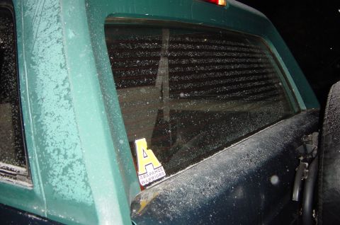 1996 Ford Bronco - Repair is good, the defroster lines are clearing.