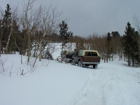 1980 Ford Bronco - Adjusting the idle on our carbs so they they would stay running at close to 10,000 ft elevation.