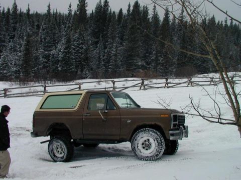 1980 Ford Bronco - Check out my new beadlock rings.