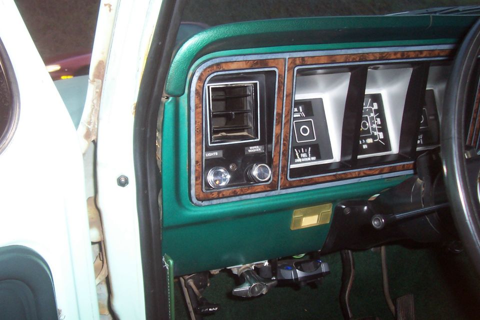 left side of dash