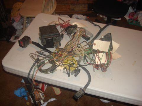 1983 Ford Bronco - here is another view of all the mess.
