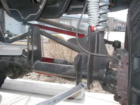 1985 Ford Bronco - rear of front pass side