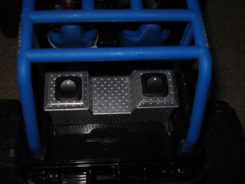 1990 Ford Bronco - This image shows the interior of a vehicle, focusing on the seating and audio components.