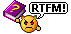 1978 Ford F-250 - An angry emoji and a book with a question mark are shown, with a speech bubble containing the text "RTFM!".