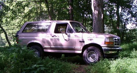 1996 Ford Bronco - Bronco in the woods