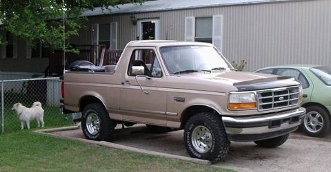 1996 Ford Bronco - STC Soft Top (folded down)