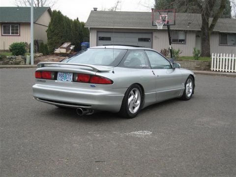 1994 Ford Probe - This 1994 Ford Probe is seen from the rear, its spoiler and custom license plate.