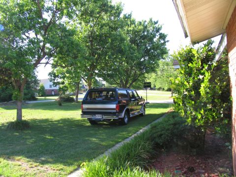 1995 Ford C-150 (Centurion Conversions) - This 1995 Ford C-150 Centurion Conversions SUV is parked on a grassy lawn.
