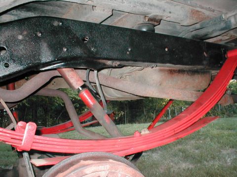1979 Ford Bronco - i wanted the leafs to match the coils plus i was bored