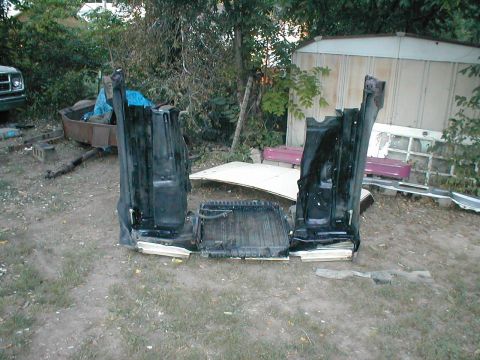 1979 Ford Bronco - painted the inner fender wells