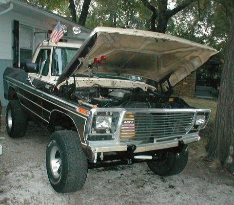 1979 Ford Bronco - i am going to replace my mangled grille shell with one less mangled, just kinda dented