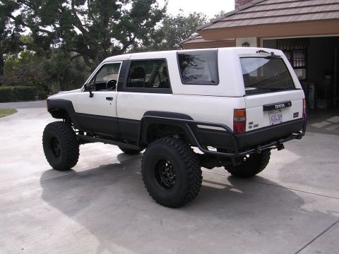 1985 Toyota 4Runner - This modified 1985 Toyota 4Runner features a lifted suspension and aggressive off-road tires.