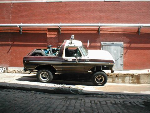 1979 Ford Bronco - there was a dock we found