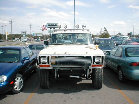1979 Ford Bronco - the day he stole it, i took this picture in the lot at my job.