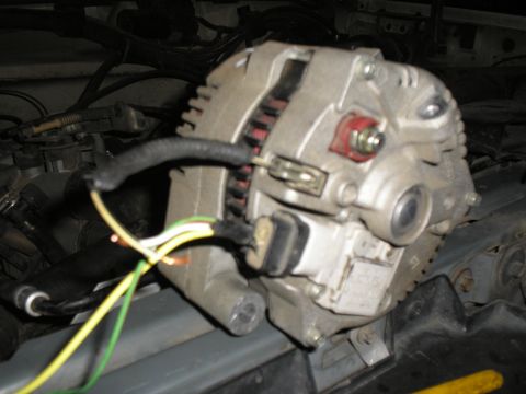 1990 Ford Bronco - wiring mods to the original harness. Alt is from 97 Mercury Sable 7" ear spacing
