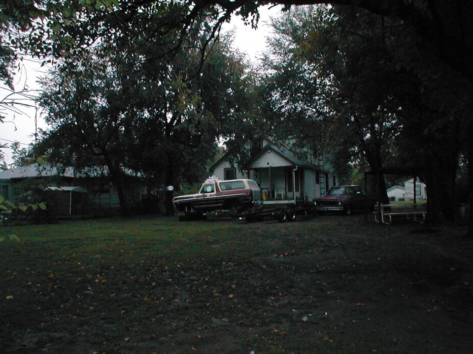 and a few days later after he stole the topper from my yard