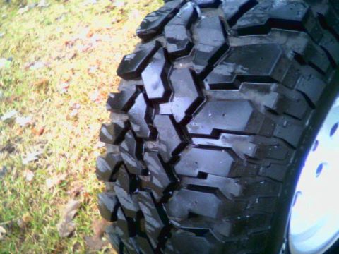 1992 Ford F-150 - 33x12.50 Firestone Destination M/T at 12,000 mile rotation.
